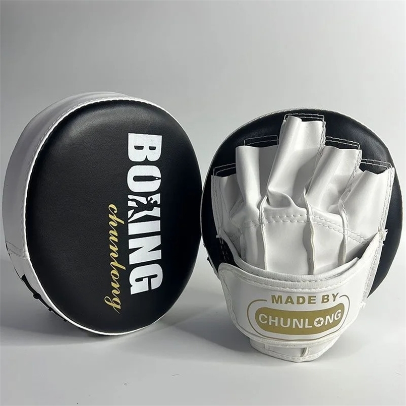 Boxing Hand Target Thickened PU Muay Thai MMA Sanda Air Training Target Mitt Focus Punch Pads Boxing Training Accessorie 250311