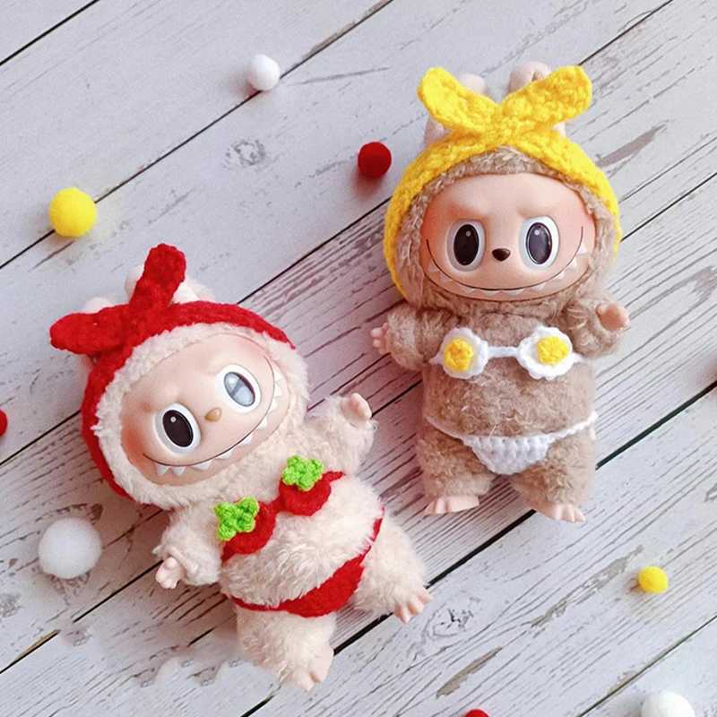 Labubu Clothing Summer Clothes Bikini Baby Clothes Glue Doll Pendant Potato Chip Clothes Replace Packaging Decoration C250924