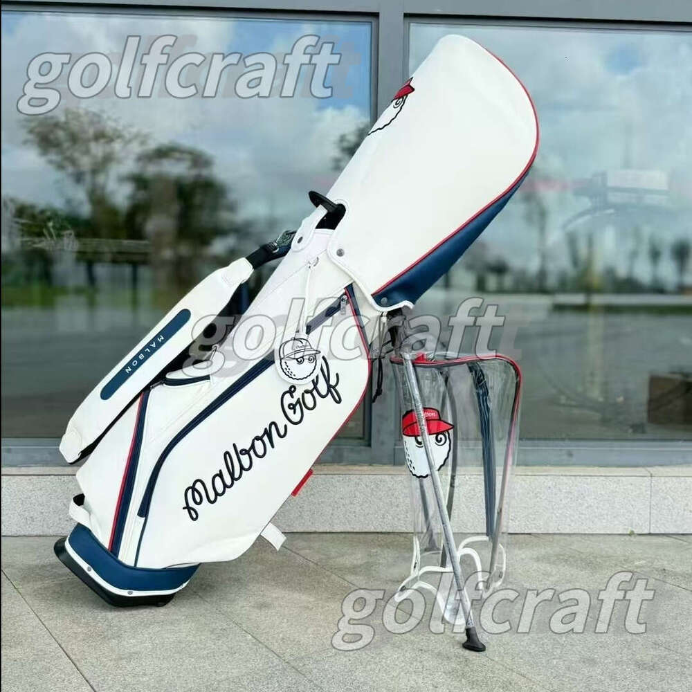 Golf Bag Green White Brown 3 Type Golf Ball Bag 5 Hole With Cover Sports Bag Male And Female Equipment Waterproof Lightweight Shoulder Standard Large Capacity C