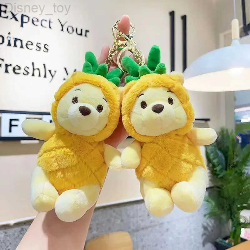Disney Cute and creative cartoon Winnie the Pooh new highlooking fashionable and versatile decorative plush doll pendant keychain H250924