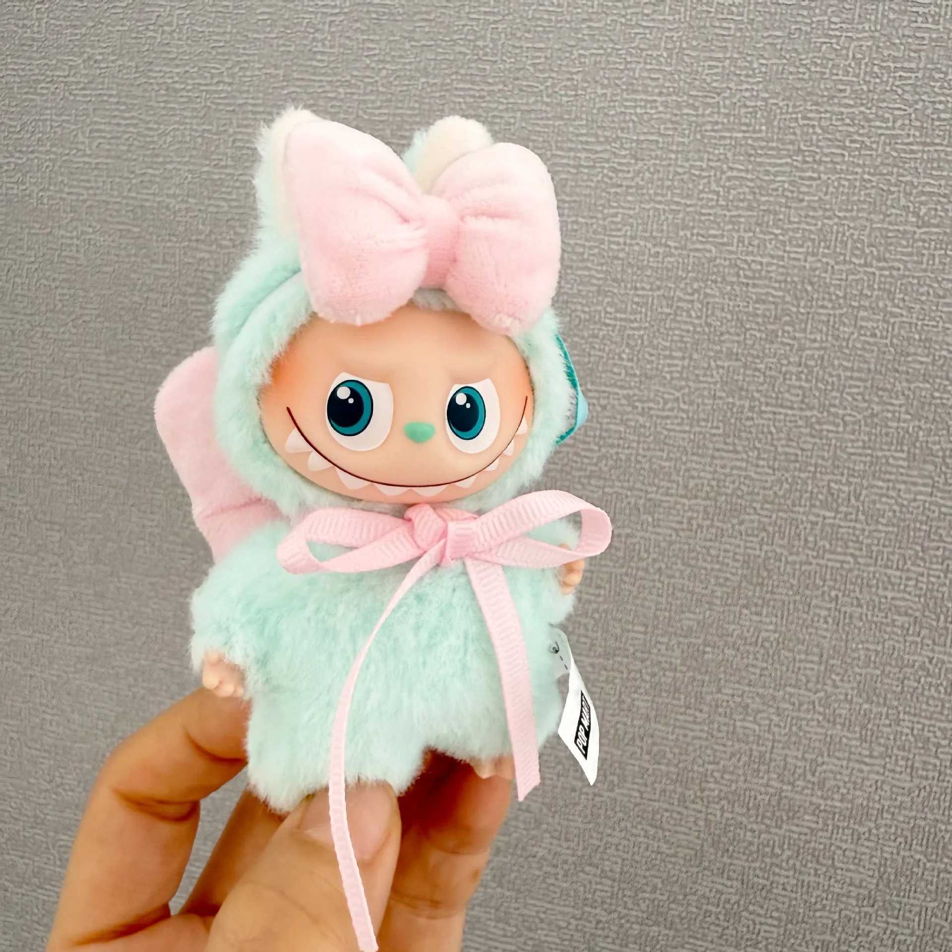 Mini Labubu Clothes Accessorie Bow Clothes For 10cm Labubu V4 The Monsters Pin for Love Series Doll Clothes Outfit Accessories C250924
