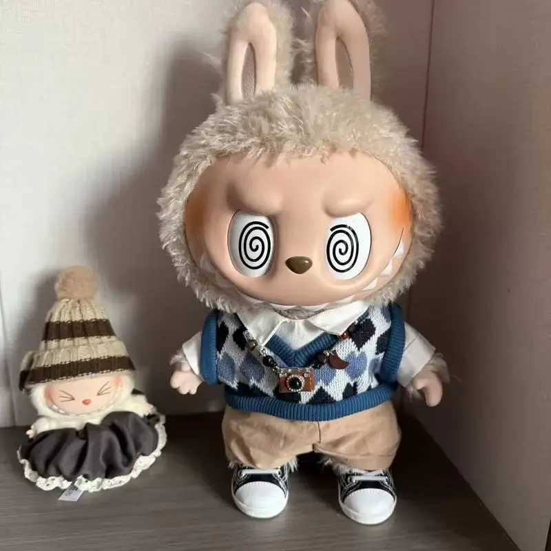 38cm Labu Velvet Doll Clothes Labubu Doll Set Campus Senior Style Doll Clothes Only Doll Clothes Without Children Toy C250924