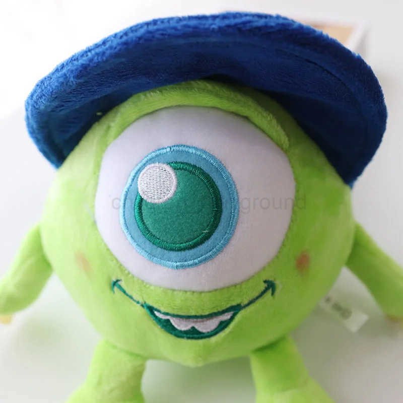 Disney 18cm Cute Pixar Monsters Inc University MrQ Mike Plush Doll Soft Stuffed Animals Kawaii Kids Toys Boys Girl 2 To 5 Years H250924