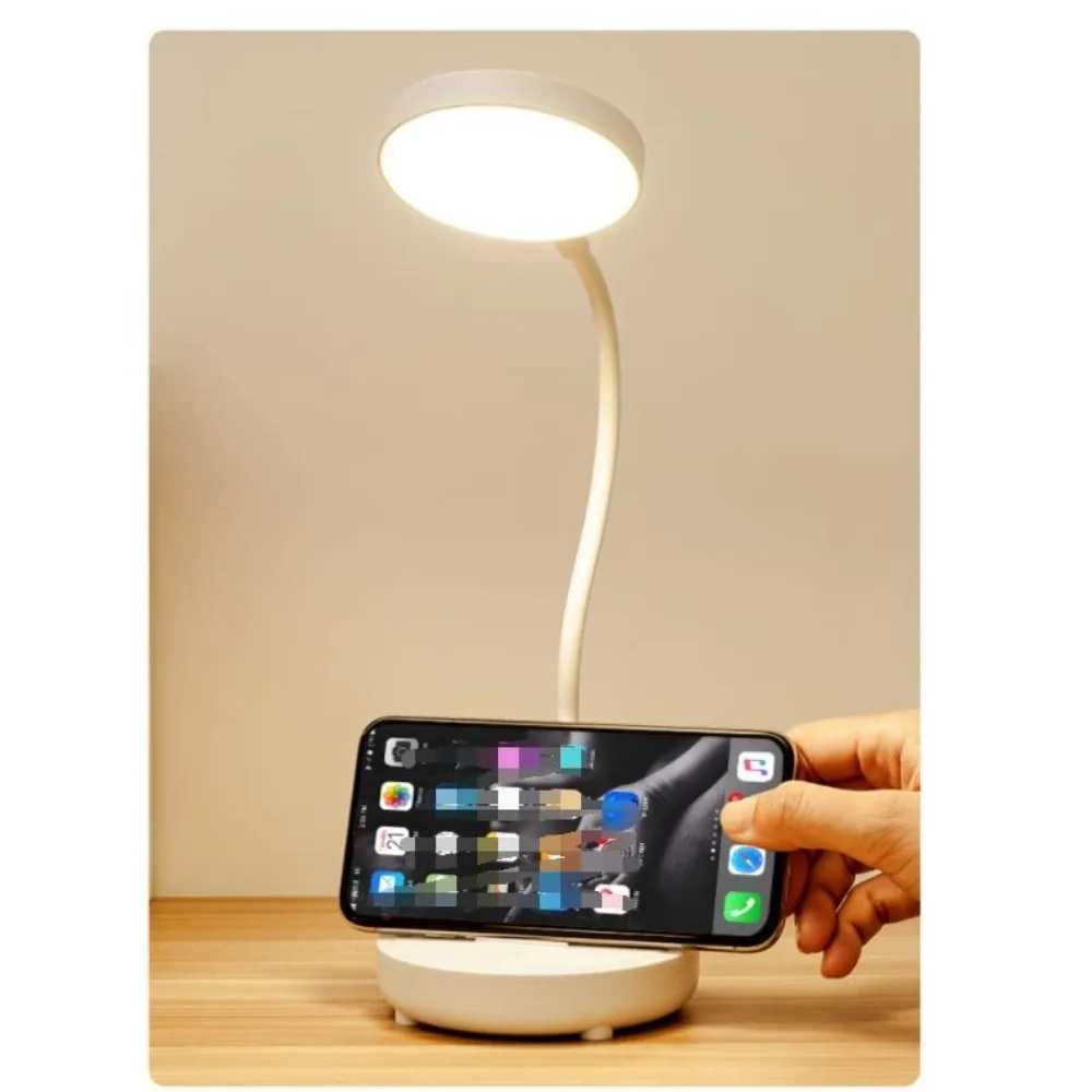 Rechargeable LED Desk Lamp with USB Power Touch Dimming 3 Brightness Levels EyeCare Study Light for ReadingHome OfficeDorm C251115