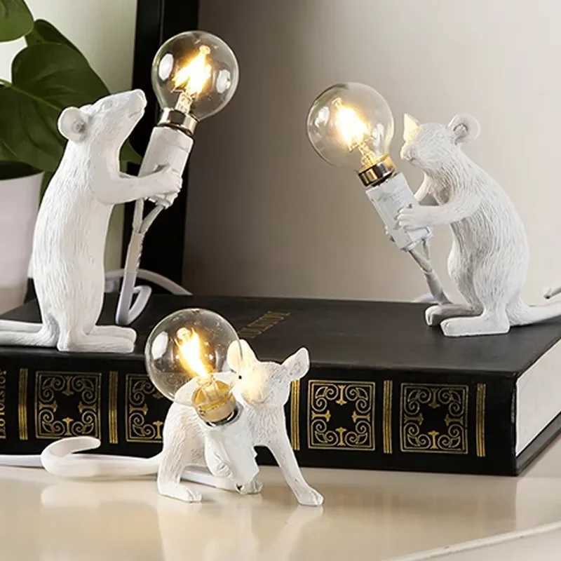 Nordic Mouse LED Table Lamp Modern Style Home Room Bedside Table Lights Indoor Home Decoration Lighting Stand Lamps C251115