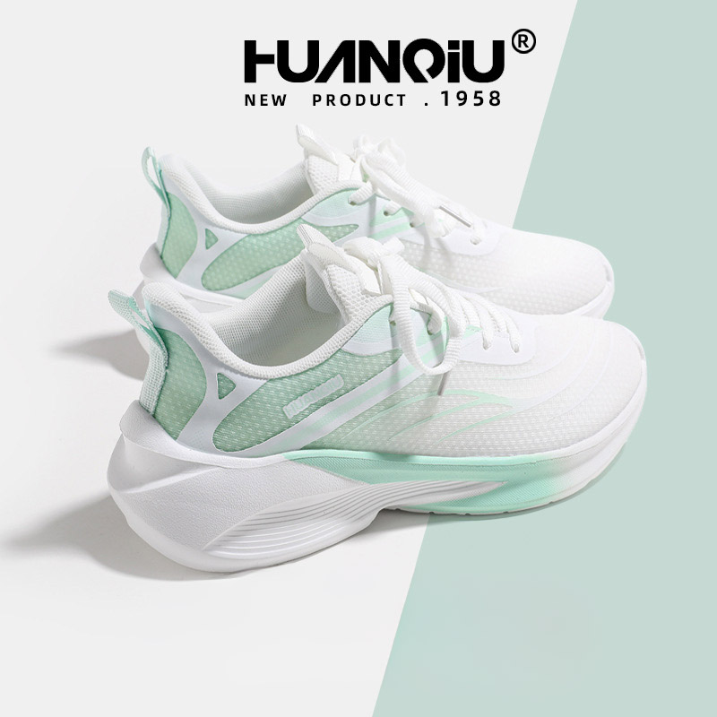 HUAN QIU Free shipping Designer Casual Shoes Women sports shoes fashionable soft soled shoes versatile mesh breathable running shoes fashion