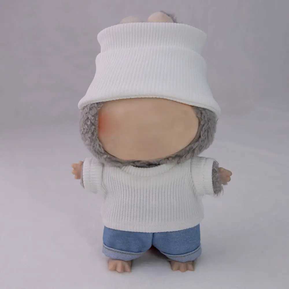 15cm Doll Trousers Cute 17cm Labubu Jeans Plush DollS Clothes Outfit Accessories for Kawaii Labubu Idol Dolls Clothing DIY Gift C250924