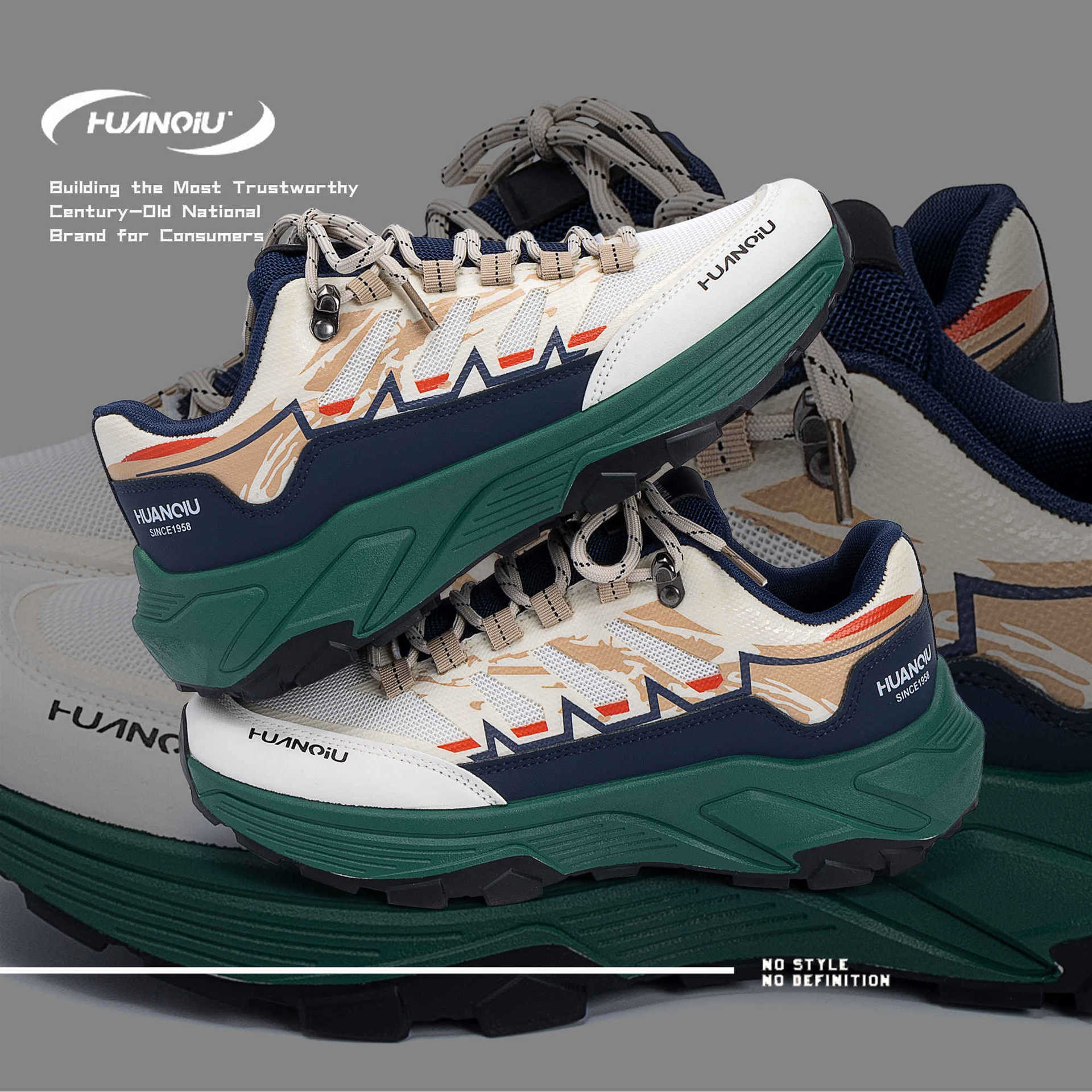 HUAN QIU Free shipping Designer Casual Shoes Men mesh breathable sports shoes are casual lightweight comfortable soft soled running shoes