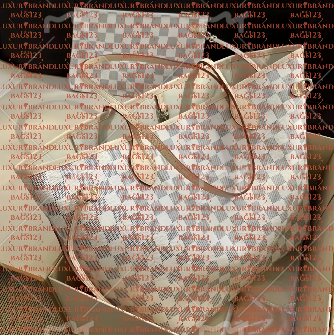 MM size 40156/M40995 Luxurys Designer Bag Enbossed Flower Women Handbag Shoulder Bags Fashion Composite Clutch Tote Bag Female backpack Purse Wallet