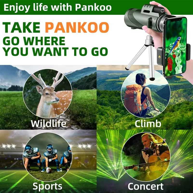 80x100 Portab Zoom Folding Tescope HD 5000M Long Distance Mini Powerful for Hunting Sports Outdoor Cam Travel Y250924
