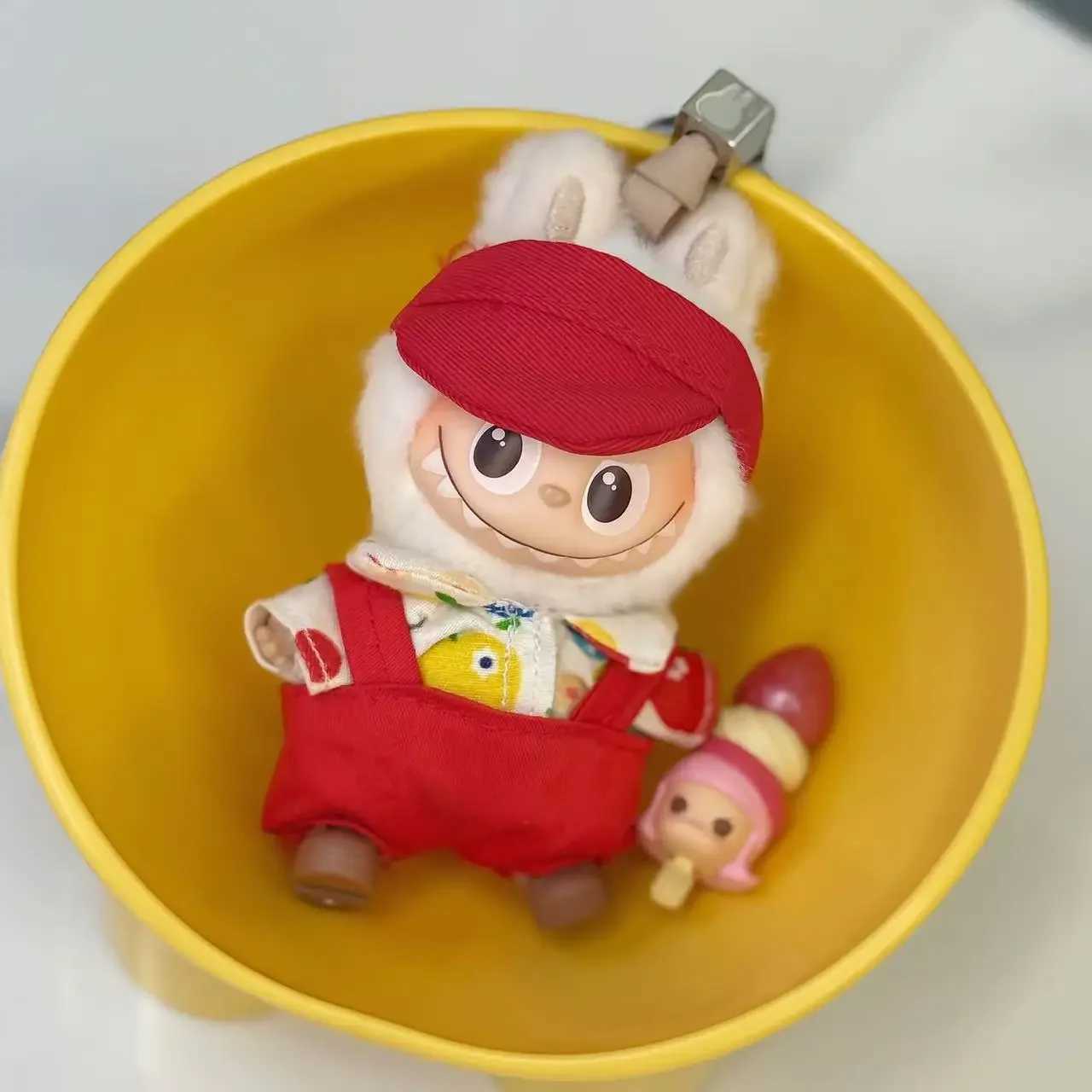 For Mini Labubu 40 The Monsters Pin for Love Series Love plush clothes For Labubu doll Clothing C250924