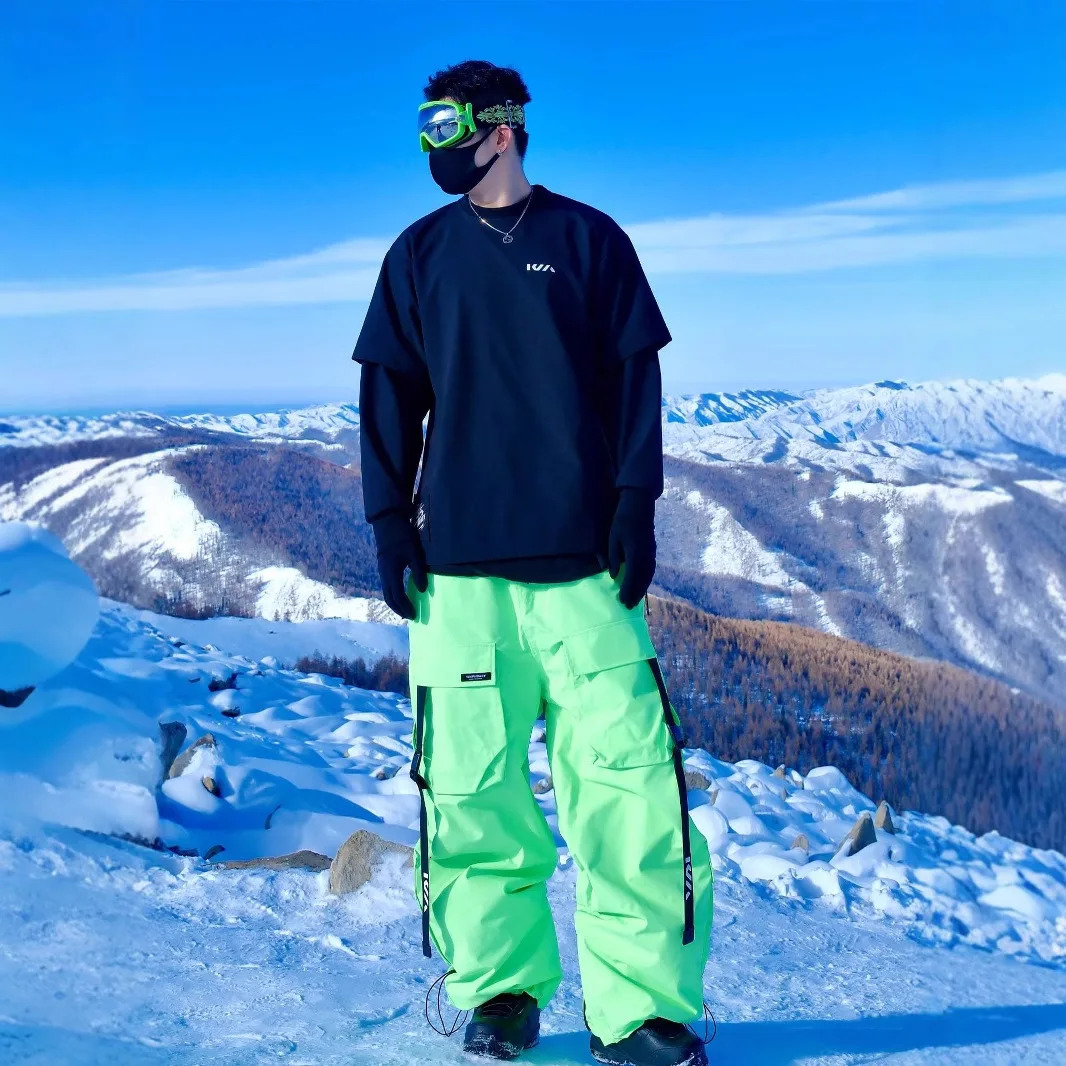 Ski Pants Mens Snowboard Waterproof Velvet Thickened Professional Winter Snow Outdoor 250922