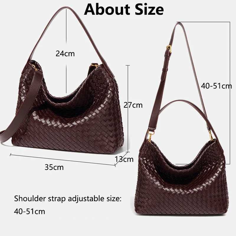 Woven Tote Bag for Women Shoulder Bag Vegan Leather Tote Bag Summer Beach Retro Purse and Handbag with Adjustable Strap W250924
