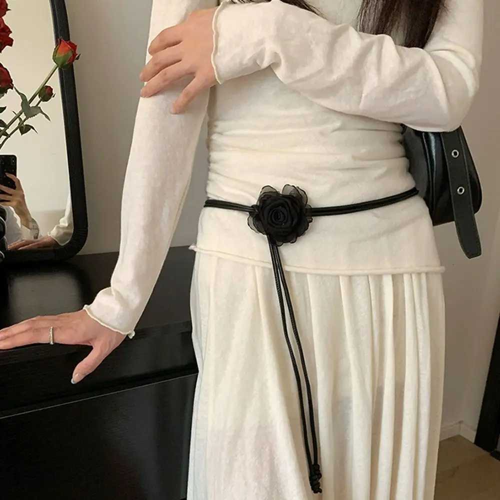 Fashion Fashion Ethnic Style Dry Rose Flower Belt Highend Retro Knotted Waist Rope Waistband For Skirt Clothes Dress Jeans Coat90 D250924