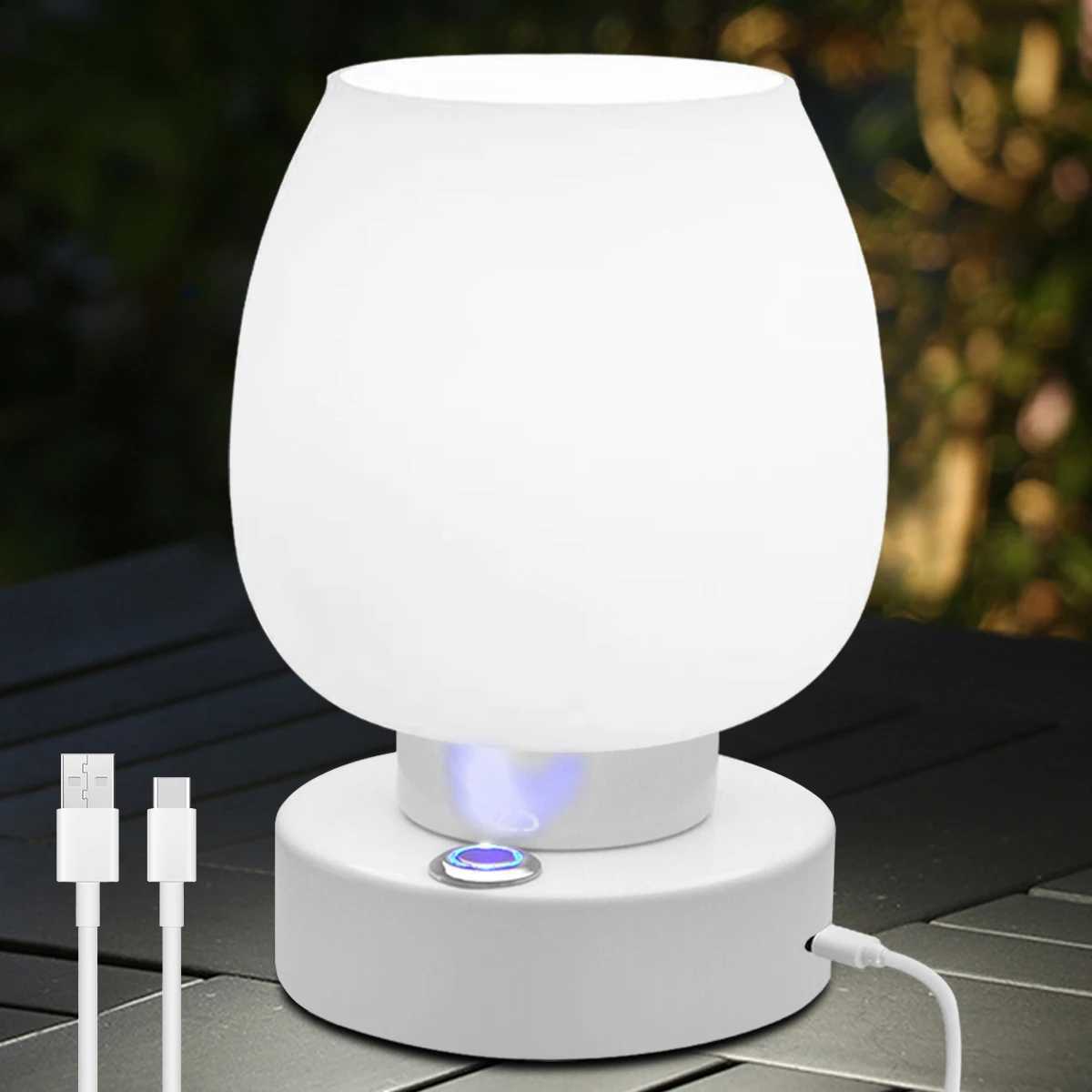 Table Lamp Night Light Touch Desk Lights Warm White Soft 3 Colors Camping Lighting 6500k Lamps Eye Projection Inside Bedroom C251115