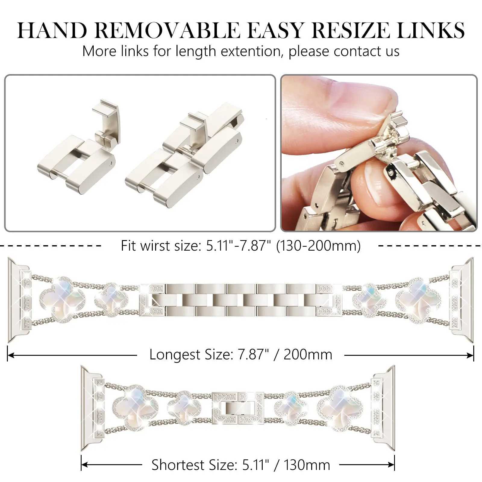 Bling Diamond Band for Watch Straps 40mm 42mm 41mm 38mm 46mm 44mm 45mm 49mm Metal Bracelet iWatch Ultra 2 series 10 8 9 se Z250924