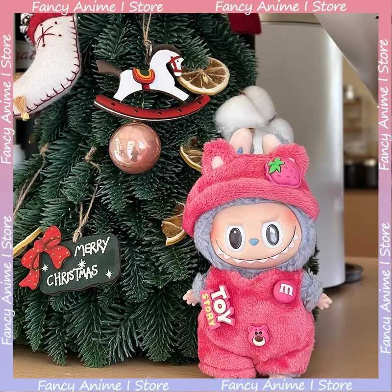 Cartoon Labubu Doll Clothes Cute Lotso Costume Outfit Plush Doll Clothing Sets Kawaii for V1 V2 V3 Labubu Doll Christmas Gifts C250924
