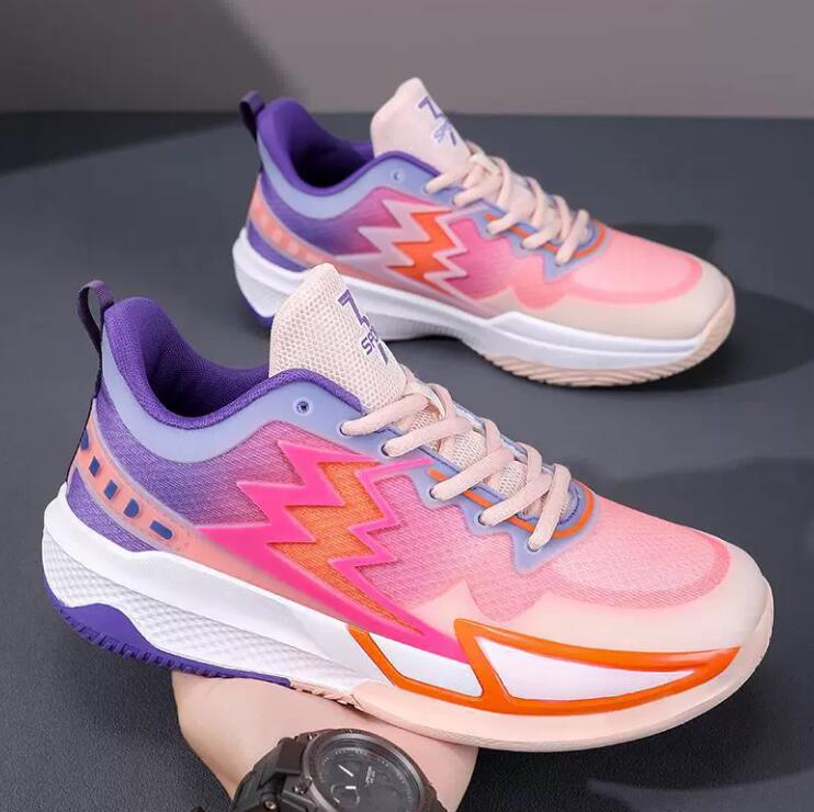 Practical training basketball shoes for both low cut and durable sneakers comfortable and breathable mesh fashionable sports and leisure shoes Z 9.8-7