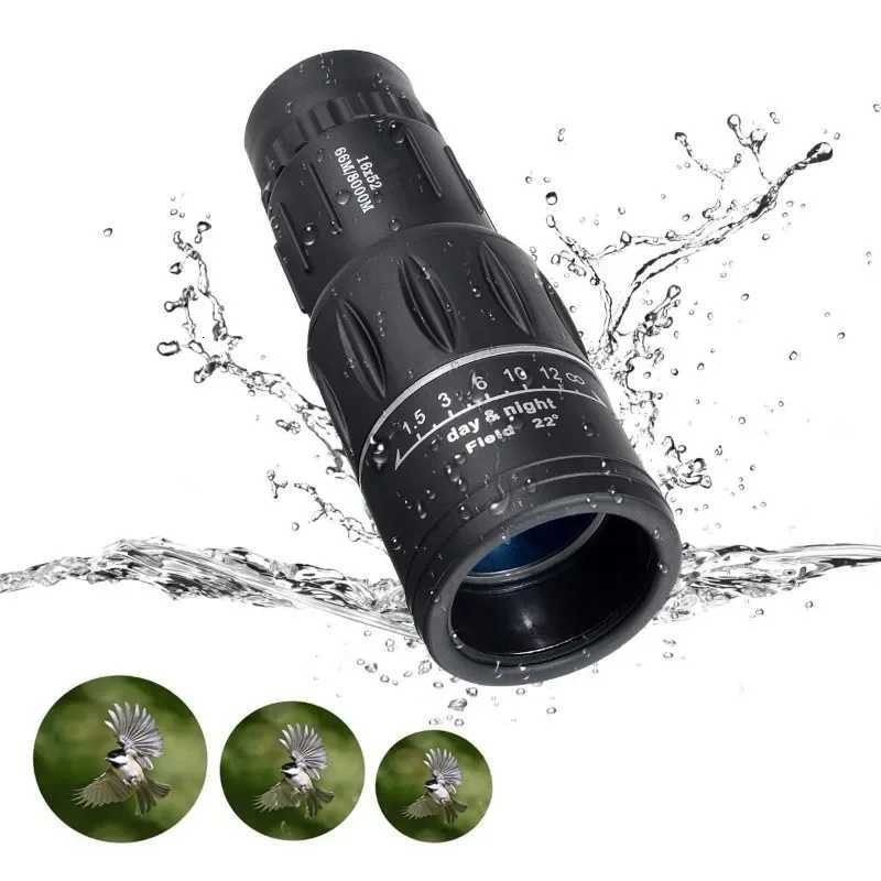 16X52 AllOptical Monocular High Power Night Vision Nitrogen Tescope for Hunting Optic ns Best Outdoor Spotting Scope Y250924