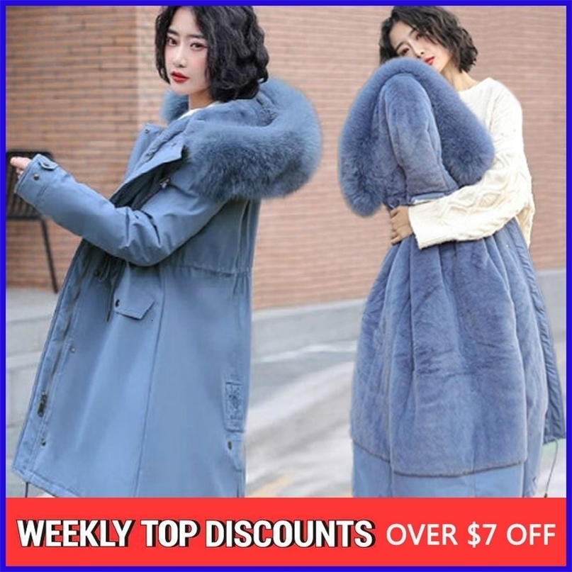 New Outwear Hooded Solid Female Jacket Coat Long Women Winter Jacket Fashion Winter Coat Women Thick Cotton Filling Parka 201019