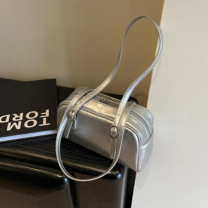 Womens Shoulder Bag Solid Color Boston with Adjustable Strap Casual Work Shopping Travel 240813