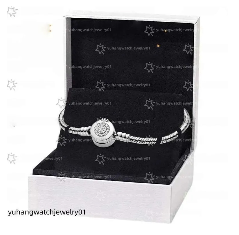 Sparkling Gold Crown O Snake Chain Charm Bracelet Women Wedding Jewelry Golden BRACELET Quality wholesale