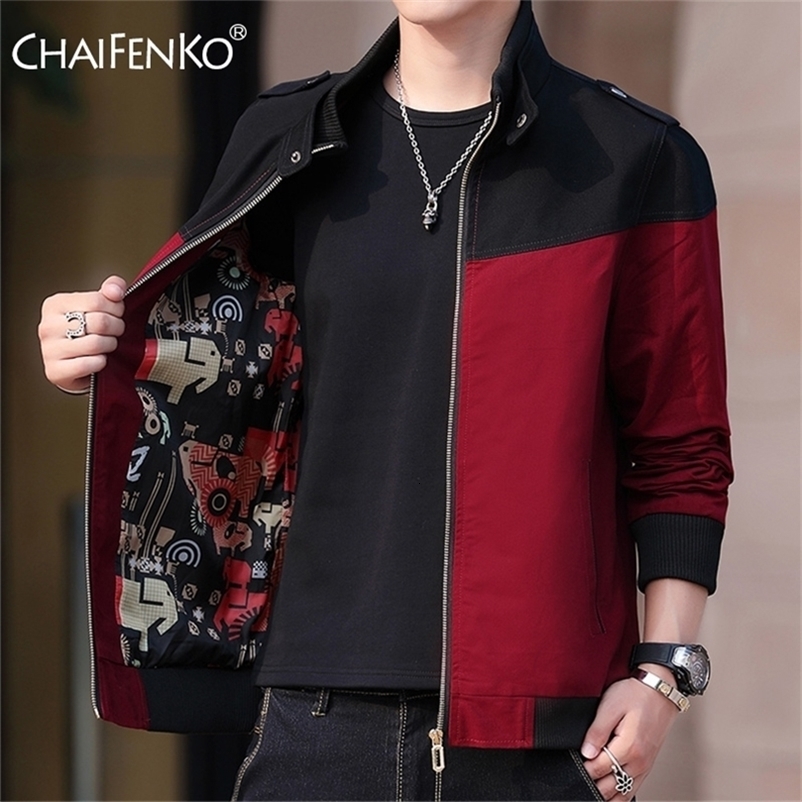 CHAIFENKO Fashion Men Bomber Jacket Casual Thin Slim Baseball Jackets Men Streetwear Hip Hop Windbreaker Zipper Jacket Coat Male 201127