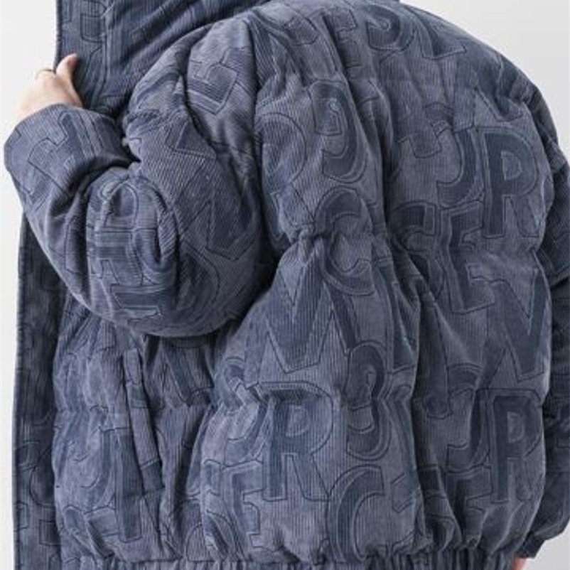 Men's Jackets Juspinice Down Jacket Men Winter Fashion Jacket Coat Solid Windproof Oversized Hip Hop Streetwear Blue Y2k Jackets Mens 230912