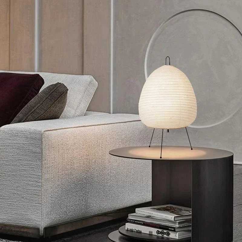 Xuan Paper Lamp Led Table Lamp Living Room Bedroom Bedside Study Hotel Art Creativity Retro Art Design Decorative Table Lamp C251115