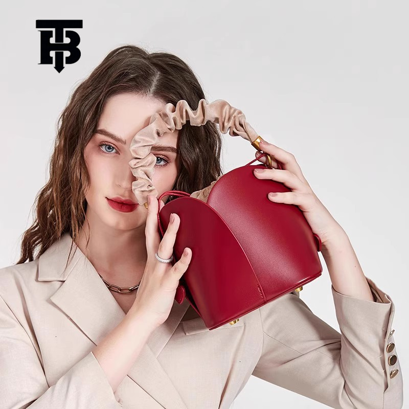 TB BHULAMTE Free Shipping New Designer Bag Women's Bag 2025 Bucket Bag Multifunctional Single Shoulder Crossbody Bag Handbag Tote Bag Cylindrical