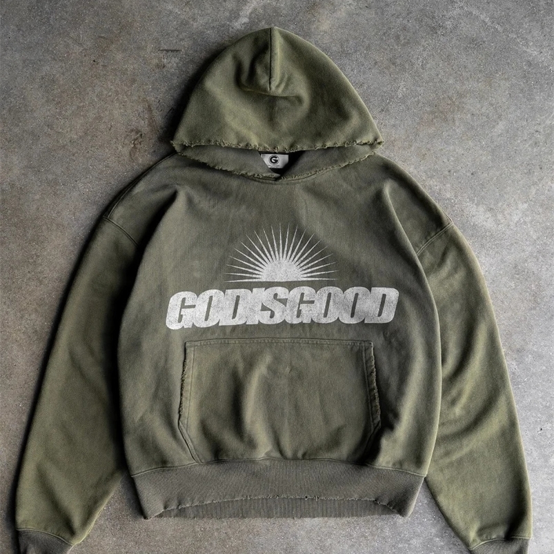 Y2K Hoodie Clothes Harajuku Hip Hop Letter Graphic Print Retro Oversized Sportswear Mens Casual Pullover Style 241211