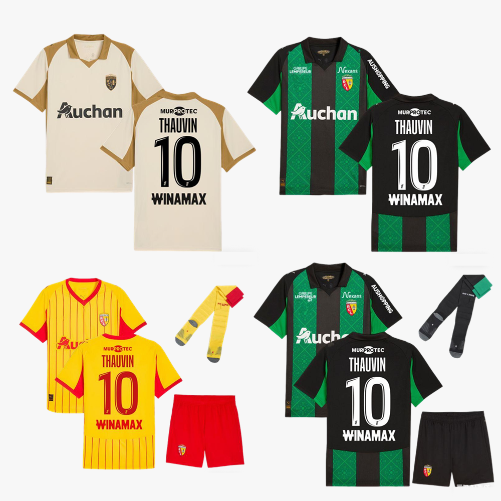 maillot RC Lens 24 25 26 soccer jerseys home away Saint-Barbe special KAKUTA FULGINI DIOUF SPIERINGS GANAGO SOTOCA WAHI Football Shirt 2024 2025 kids THIRD AWAY
