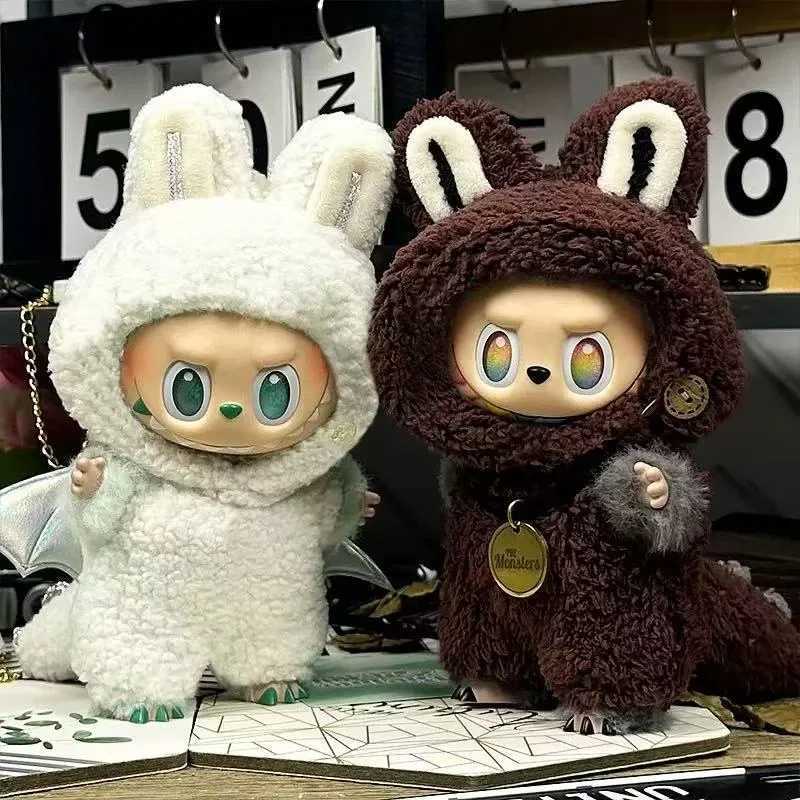 Mini plush dolls clothes suitable for highenergy labubu clothing accessories party angel set and big leader set no doll C250924