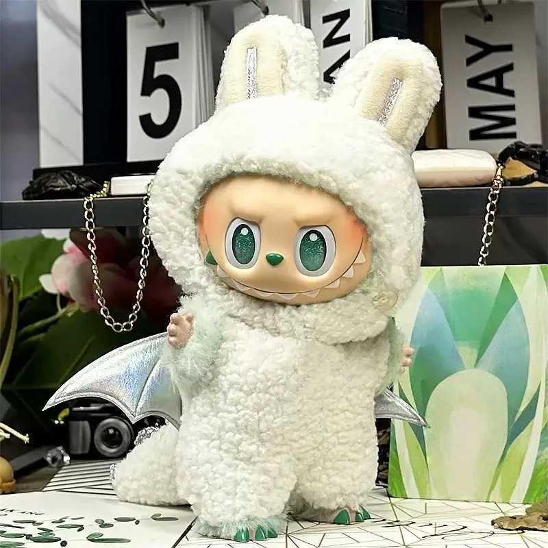 Mini plush dolls clothes suitable for highenergy labubu clothing accessories party angel set and big leader set no doll C250924