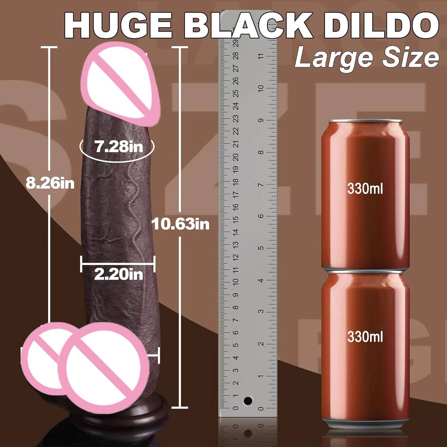 Real Big Black Penis Long Dildo Thick Man Dick Adult Women Sexy Sex Toy Soft Penis Spot Stimulation Artificial Penis Dildos Dick