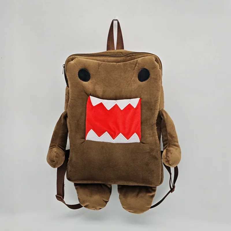 TreasuringU Domo Kun Plush Backpack Brown Stuffed Bag for Women Men Kids Cute Small Shoulder Messenger Bag Z250924