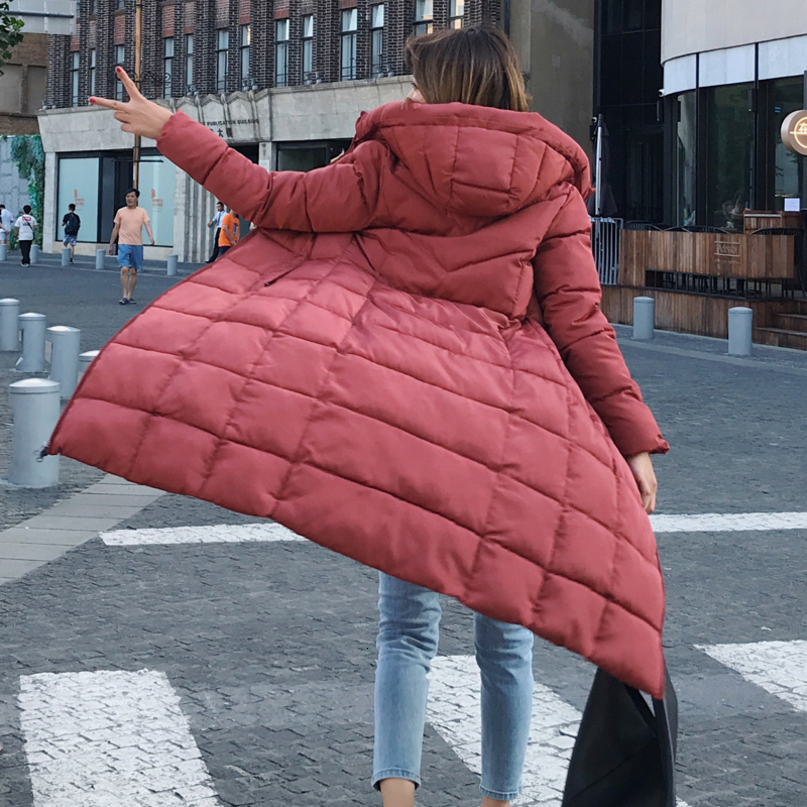 Plus Size 4XL 5XL 6XL womens Winter Jackets Hooded Stand Collar Cotton Padded Female Coat Winter Women Long Parka Warm Thicken 200928