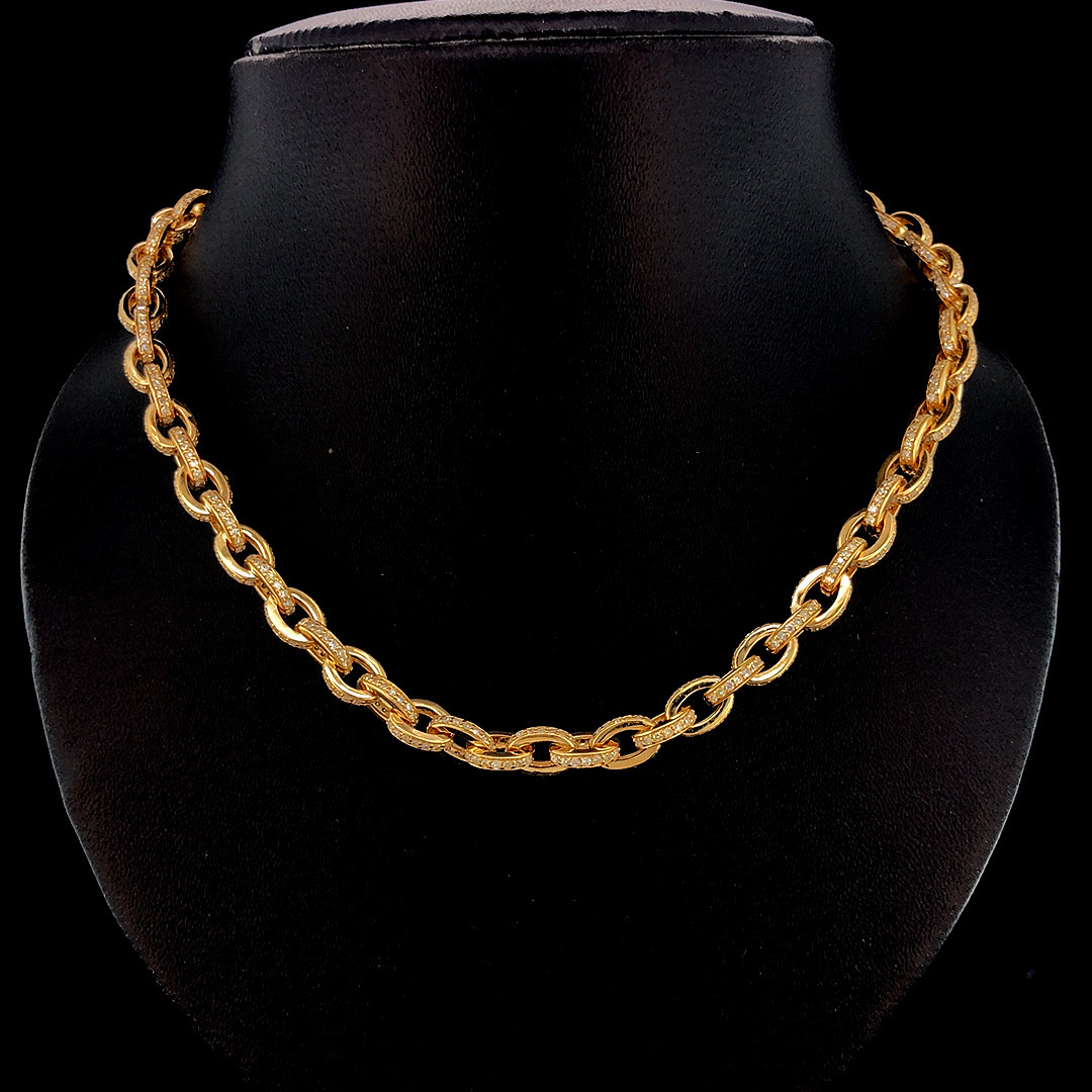 Hip Hop Customized Trend VVS Moissanite Necklace Bracelet Set 925 Sterling Silver Iced Cuban Link Chain for Party Occasions