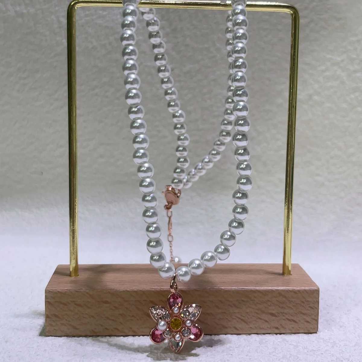 New Caramel Can Flower Crystal Jewelry High Quality Tassel Earrings Exquisite Necklace Ring Bracelet Wen Wedding S250924