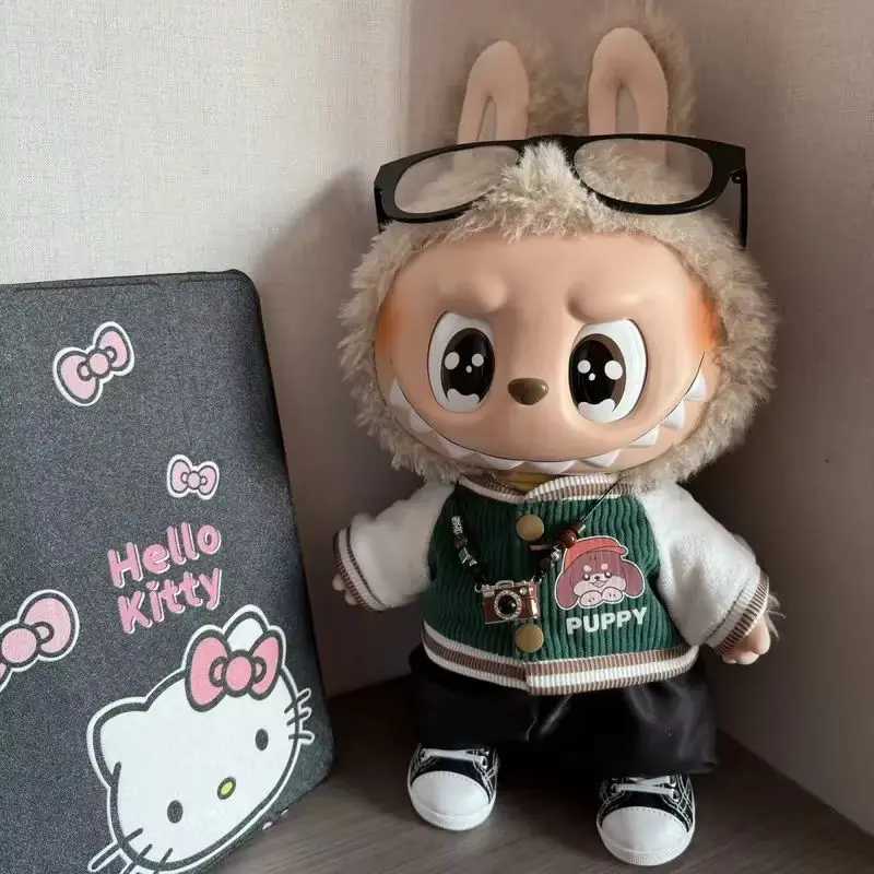 38cm Labu Velvet Doll Clothes Labubu Doll Set Campus Senior Style Doll Clothes Only Doll Clothes Without Children Toy C250924
