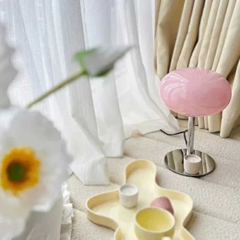 Girls Home Bedside Table Lamp Bedroom Interior Lighting Room Decoration Night Light Study Desk Lamps Atmosphere LED Lights C251115