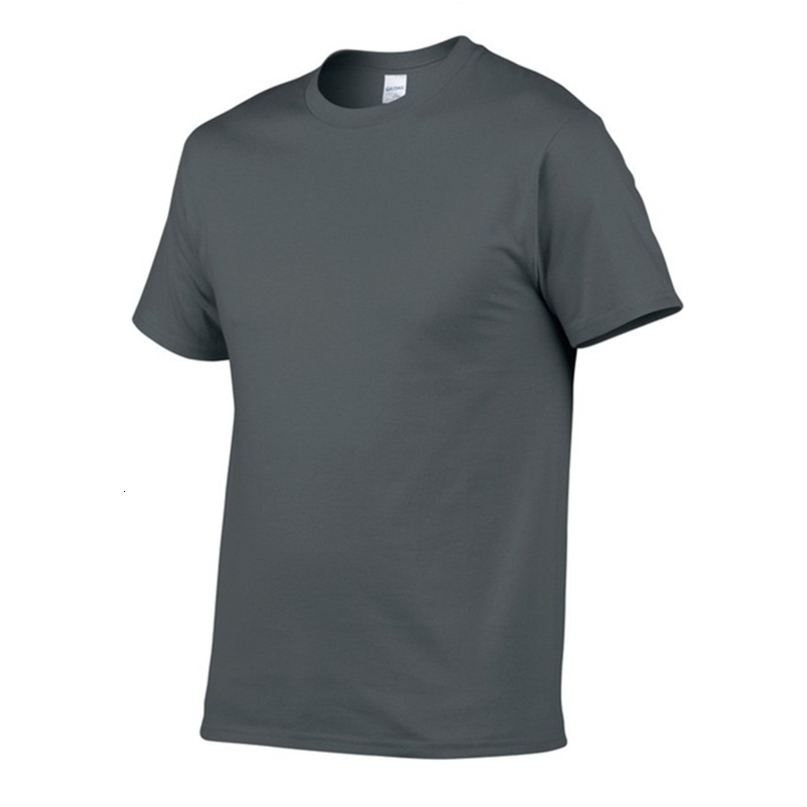 T Shirt Men Solid Color Tshirt Simple style Male Casual Tshirt short sleeve O neck Plus size 210707