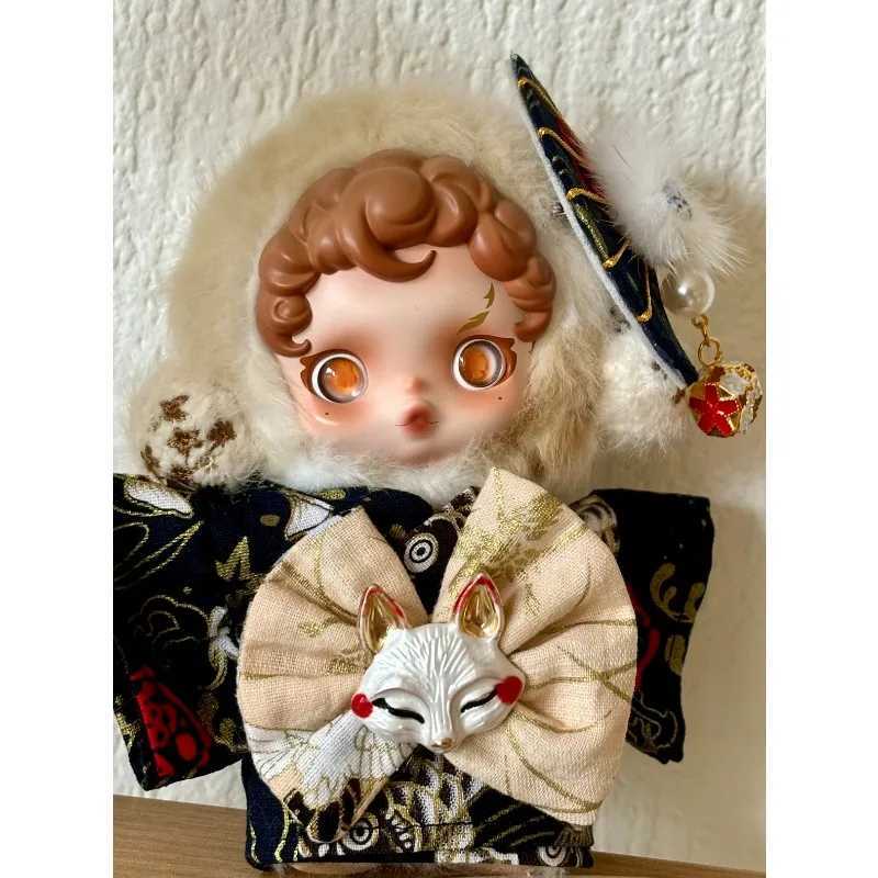 For 17cm Labubu V1 V2 V3 Clothes Traditional kimono clothing Labubu Outfit Accessories Fashion Gift Labubu Roap C250924