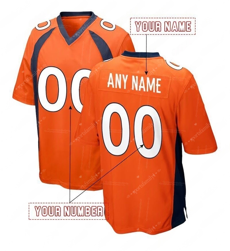 Customized jerseys 10 NIX Manning Football Jersey Patrick Surtain II Jahdae Barron Any Name Number Mens Womens Youth
