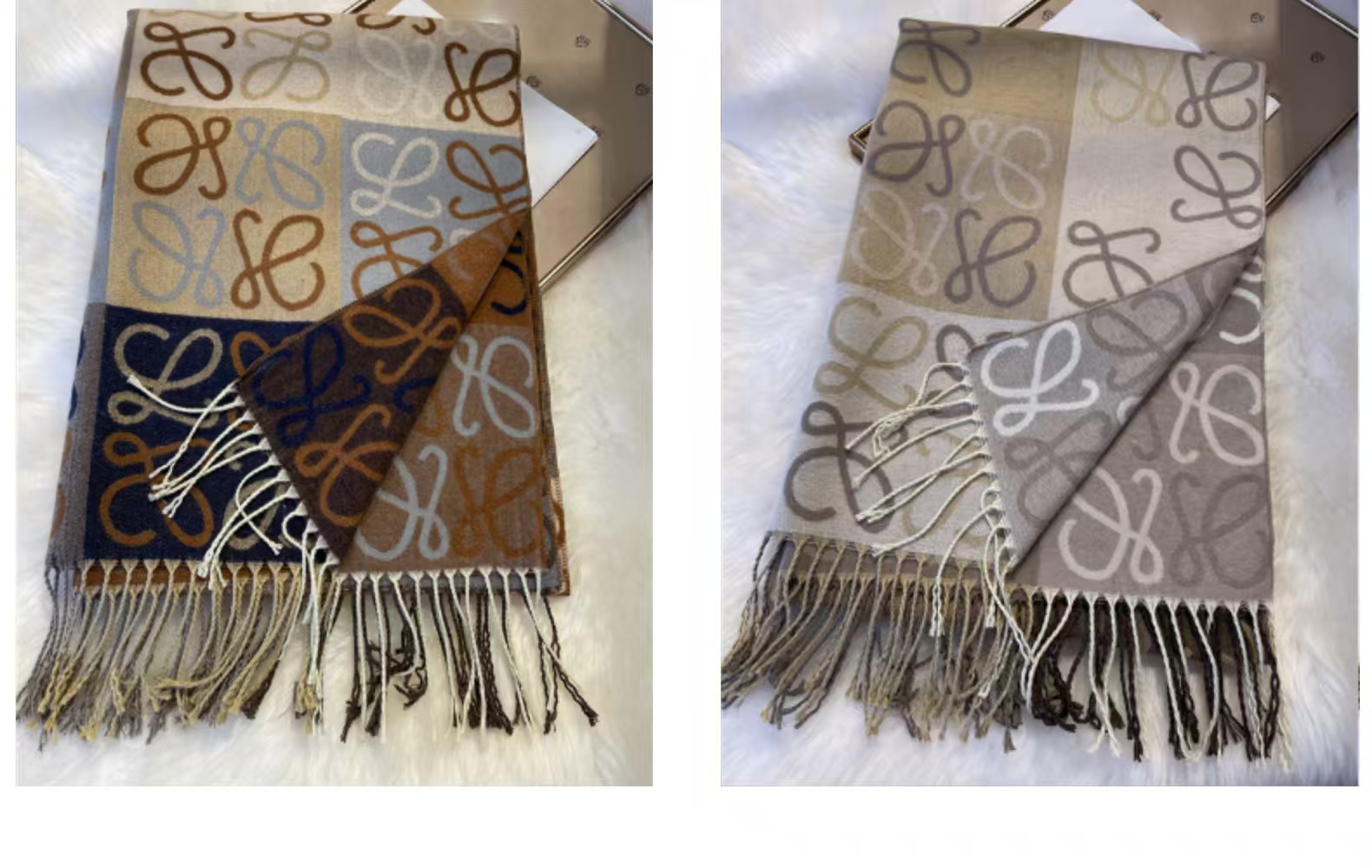 Designer Scarf For Women Designer Scarf Brand Cashmere Winter Scarf Scarves Blanket winter warm cashmere luxury scarf women checkerboard fashion jacquard schal