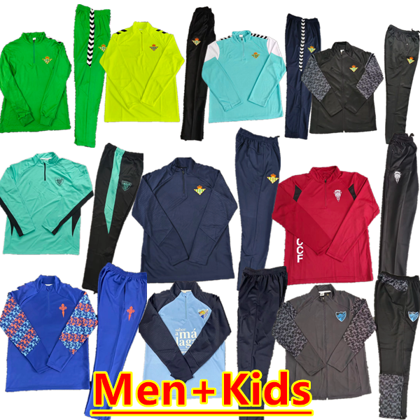 25 26 training clothes Betis Malaga camiseta de Bilbao Corvado Soccer Jerseys Football shirt Athletic Bilbao 2025 2026 Sancet men kids kit Long pull half
