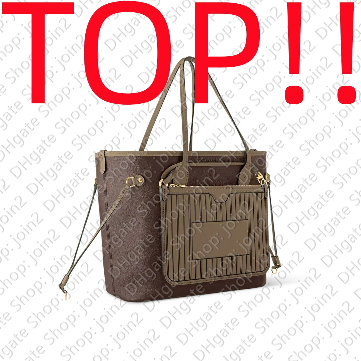 TOP. M25664 NF. INSIDE OUT BB MM GM Tote Bag join2