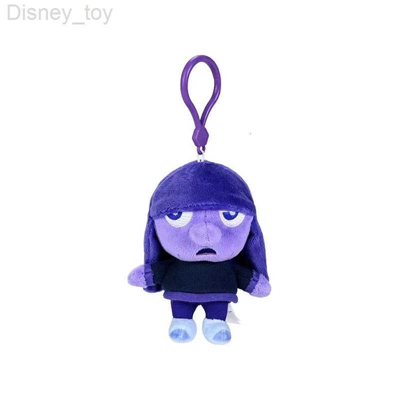 Disney Inside Out 2 Doll Keychains Anime Anxiety Anger Fear toy figurine Key Ring Bags Pendant Decor Kid Classic Toys Hot sales H250924