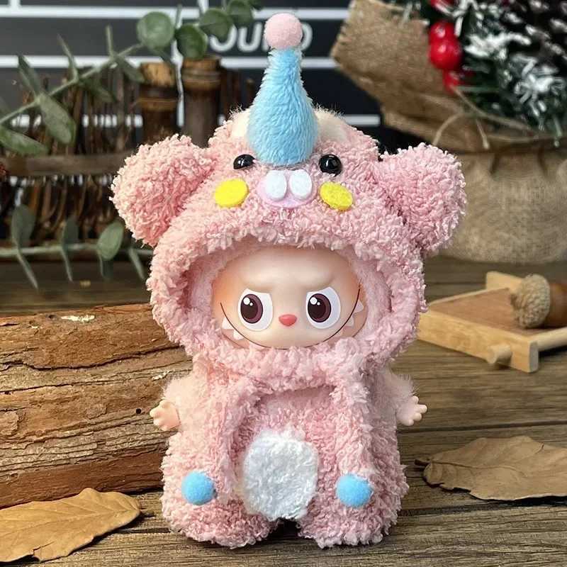 For 10cm mini Labubu 40 Pin For Love Series Clothes Animal plush clothing Labubu Cute Clothing Doll Accessories C250924