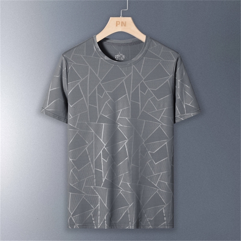 Men's T-Shirts Summer T-shirt Men's Breathable Cool T-shirt Summer Short Sleeve T-shirt O-Neck Top T-shirt Fashion Casual Geometric Line Pri